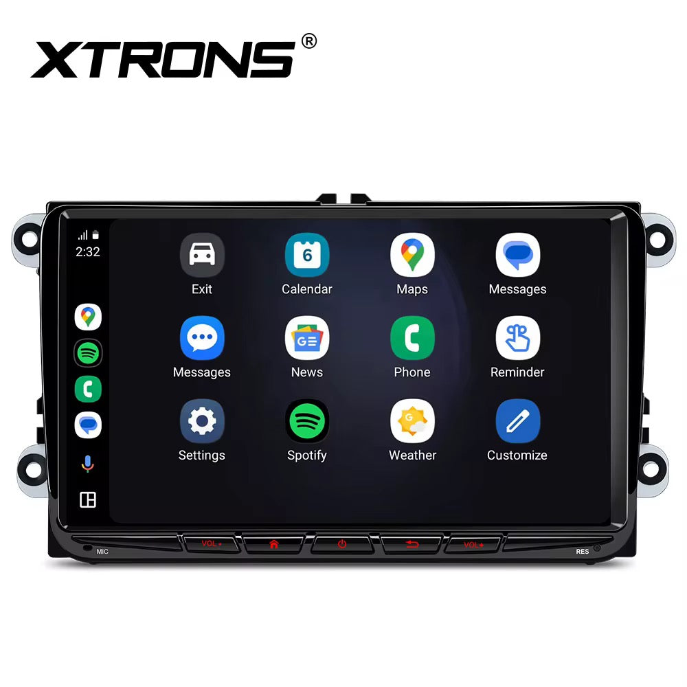 XTRONS Apple CarPlay/Android Auto Touchscreen Radio für Volkswagen, Seat & Škoda“