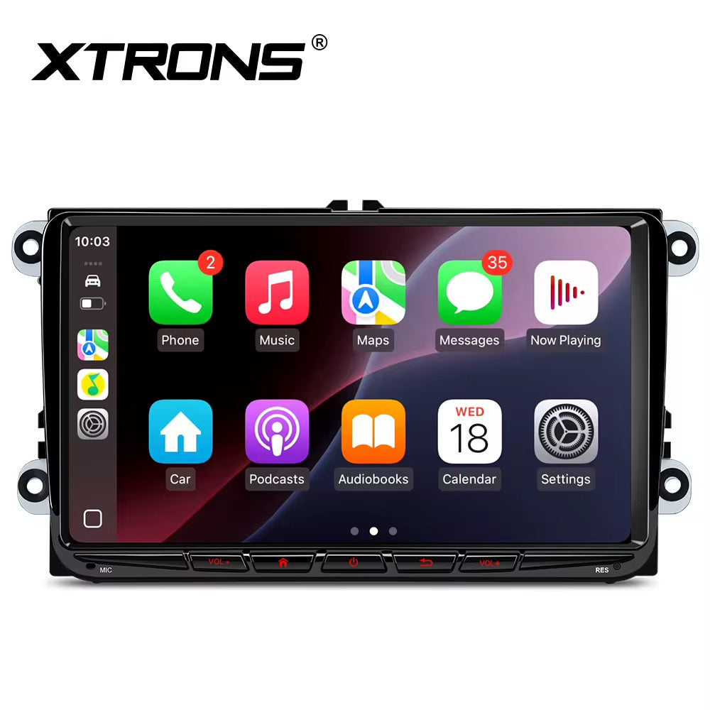 XTRONS Apple CarPlay/Android Auto Touchscreen Radio für Volkswagen, Seat & Škoda“