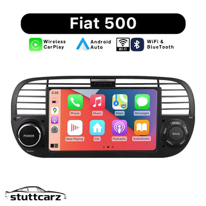 „(Fiat/Abarth 500) Apple CarPlay/Android Auto Touchscreen Radio für Fiat/Abarth 500“