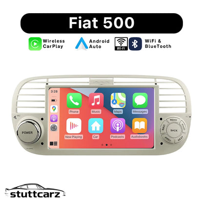 „(Fiat/Abarth 500) Apple CarPlay/Android Auto Touchscreen Radio für Fiat/Abarth 500“